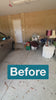 Video showcases the before and after of a garage that has been professionally downsized 